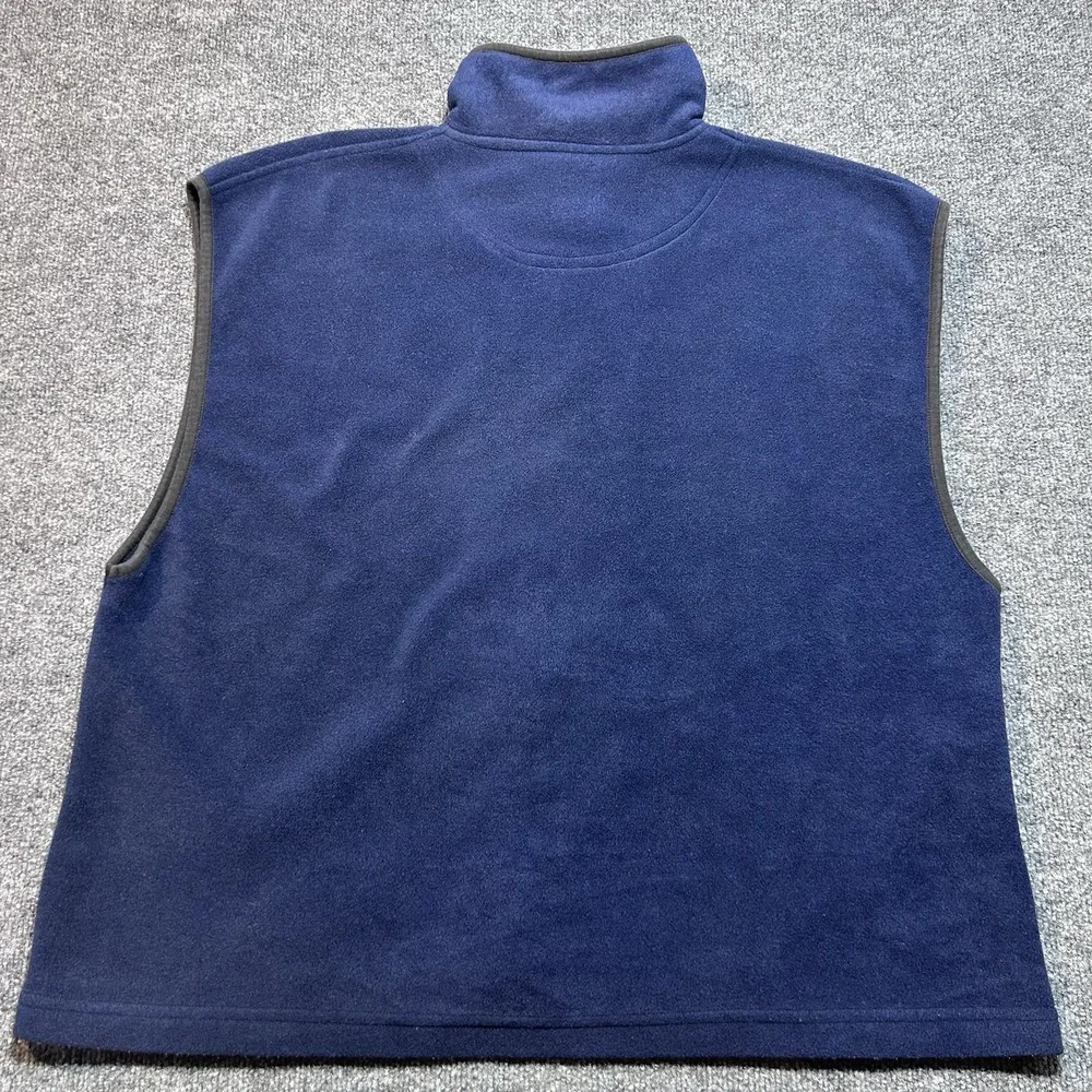 Vintage Notre Dame Fighting Irish Fleece Vest Navy Blue Pro Edge Men's XL 90s